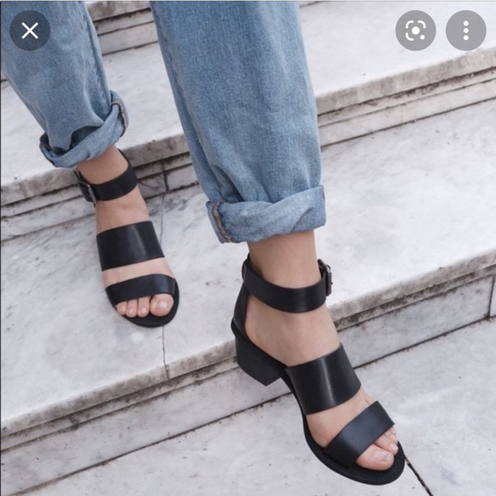 Madewell Warren Sandals in Black (Size 7)